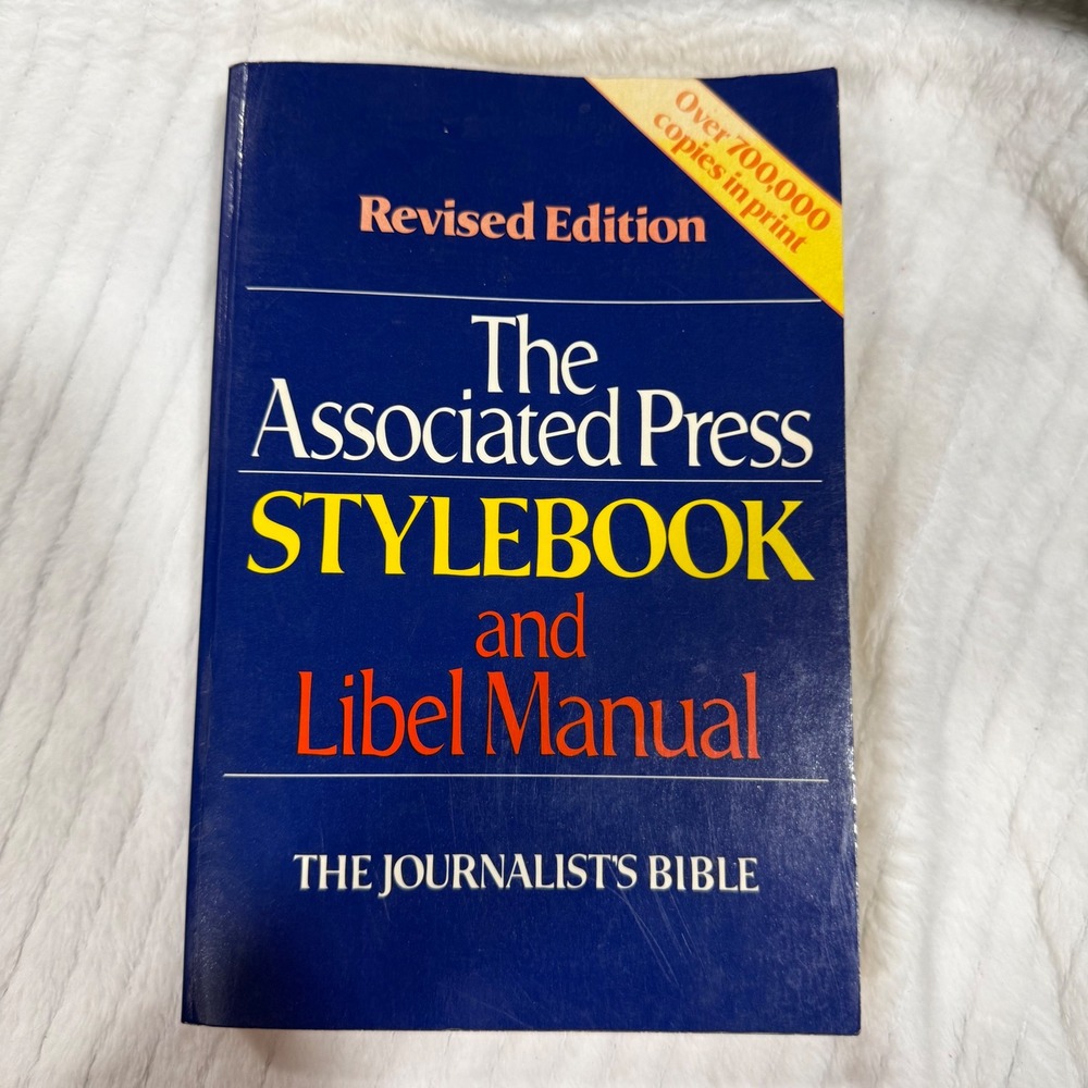 The Associated Press Stylebook and Libel Manual Revised Edition Journalist Bible